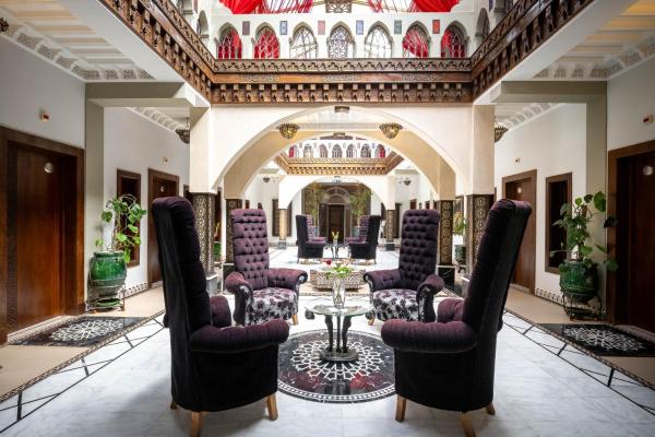 Auf dem Foto ist das Objekt Hotel & Ryad Art Place Marrakech in der Stadt Marrakesch zu sehen.
