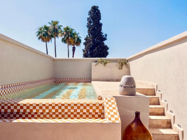 Na fotografii je vidět objekt Riad Djannaat Exceptional private riad pool staff nacházející se ve městě Marakéš.