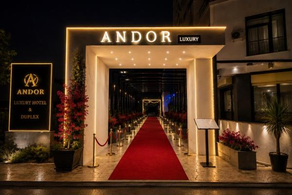 A la foto es mostra l'objecte Andor Luxury Hotel & Duplex situat a la ciutat de Durrës.