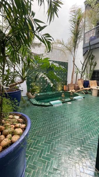 Na zdjęciu widoczny jest obiekt Riad La Smala położony w mieście Marrakesz.