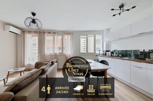 Grand T4 Centre-ville 8 Pers Jardin Lecoq - Aydat