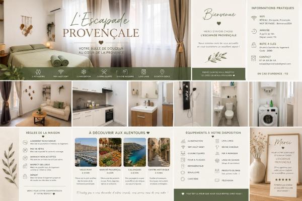 L'escapade Provençale Duplex Pour 4 Personnes - Marsella, Francia
