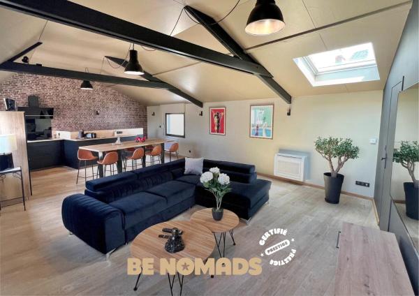 Auf dem Foto ist das Objekt Le Loft Manhattan, en centre ville, proche Sainte Bernadette avec Parking in der Stadt Nevers zu sehen.