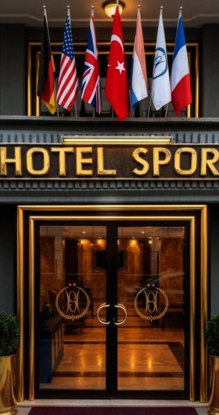 На фото показан объект SPOR HOTEL, расположенный в городе Анкара.