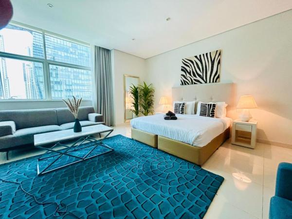 A la foto es mostra l'objecte SUNRISE HOMES - Large Spacious Studio in Business Bay situat a la ciutat de Dubai.