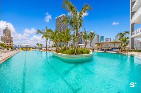 Luxury Miami 1br - 25th Fl - Pool - Gym - Balcony - Miami