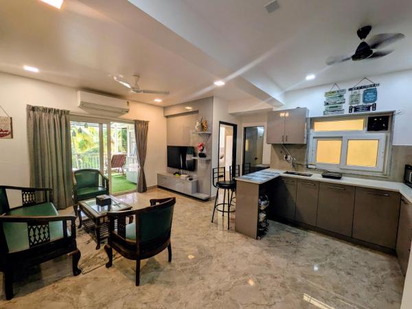 The Palm Retreat Luxe 1bhk Near Thivim Station - Goa