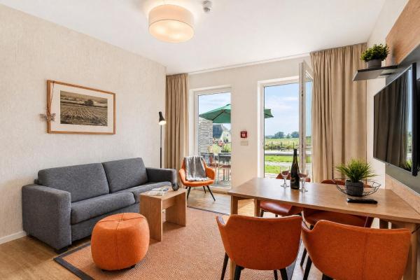Na fotografii je vidět objekt Ferienwohnung Grünfink 04 im Wreecher Idyll Rügen by ruyastay nacházející se ve městě Putbus.