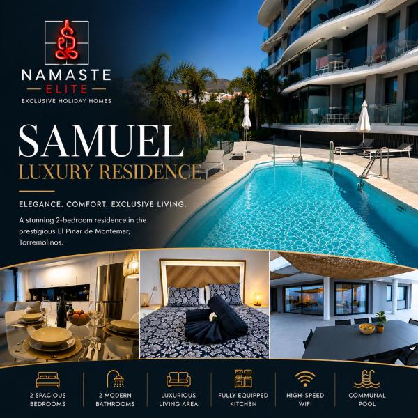 Samuel Luxury 2bedroom Apartment, Large Patio, Free Wifi And Private Parking By Namaste Elite - Torremolinos