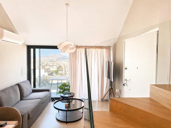 7th And Above Athens Penthouse Next To Metro Station - 아테네