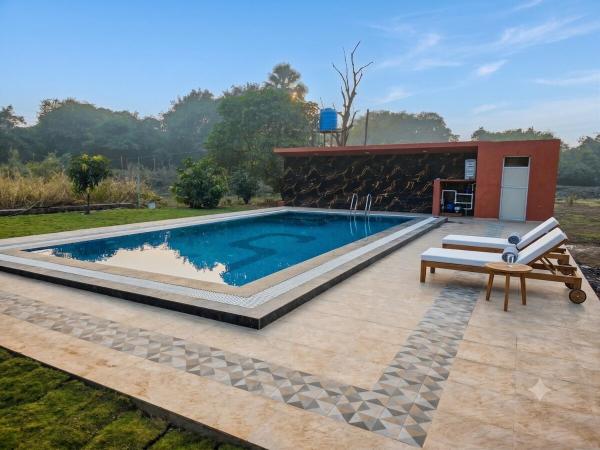 9 Bed Serene Villa With Large Pool Alibag - 마하라슈트라