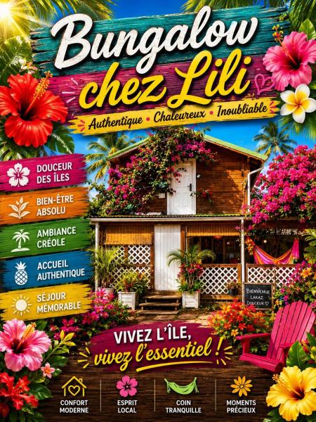 Le Cosy Bungalow De Lili / 5min De L'aéroport - Guadeloupe