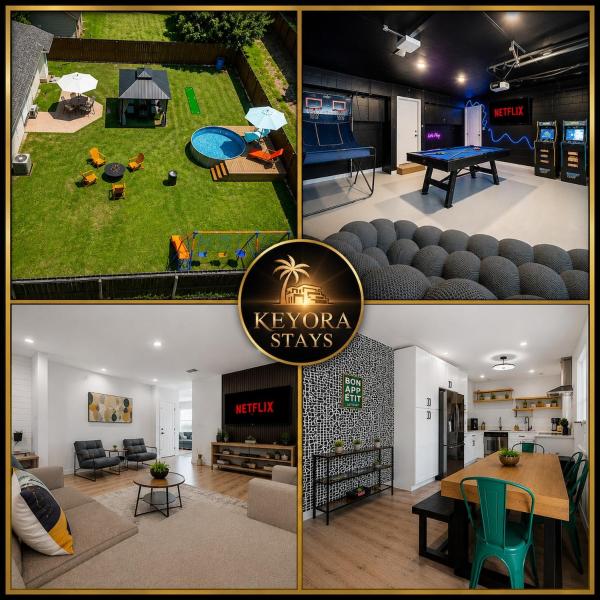 Game Room Cowboy Pool Huge Backyard King Bed - Irving