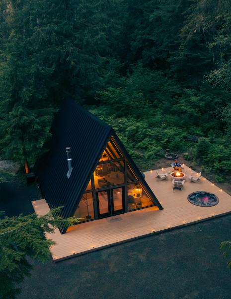 Lafa Cabin - Luxe A Frame Retreat With Hot Tub, Sauna, Firepit- 5 Min To Mt Rainier - Ashford, WA
