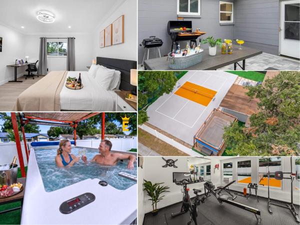 Home With Pickleball Court Private Gym Big Backyard - Riverview, FL