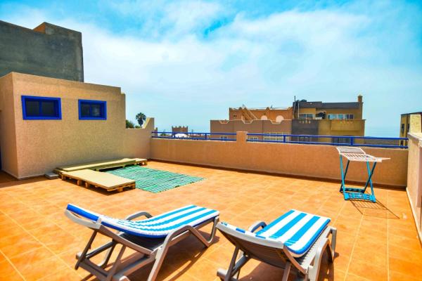 Studio Cosy à Mirleft Avec Immense Terrasse Ensoleillée - モロッコ