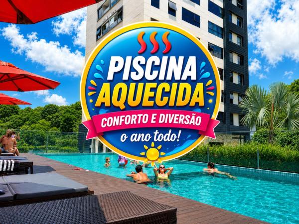 På bildet vises objektet Loft Confort Praia Brava - Itajaí Camboriú com piscina panorâmica som ligger i byen Itajaí.