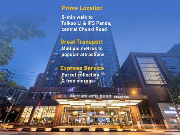 Mercure Chengdu Chunxi Taikoo Li -Walk To Pedestrian Street - Chengdu