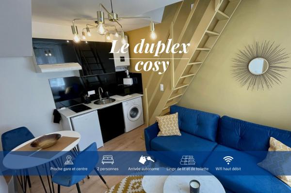 A La Clef - Duplex Cosy Proche Gare Et Centre - Idéal Pro & Couple - Wifi - Le Mans