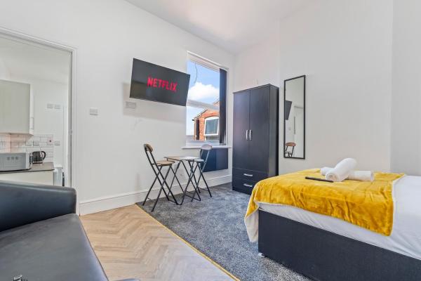 Peaceful Studio With Fast Wi-fi & Smart Tv & Parking - Nottingham
