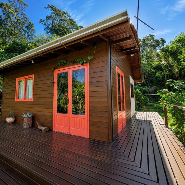 Peaceful Cabin With Ocean View, Ac, Tv 43, Secure - Florianópolis