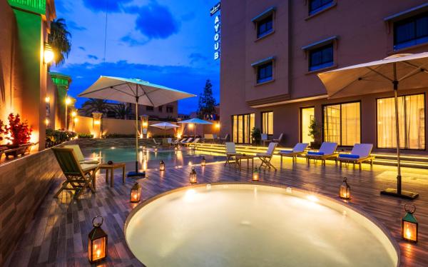 En la foto se muestra el objeto Hotel Ayoub & Spa ubicado en la ciudad de Marrakech.