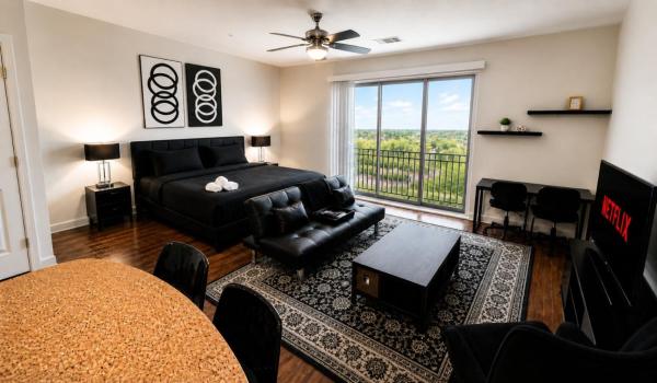 Luxe Nest King Studio Downtown 2b3 - Birmingham, AL