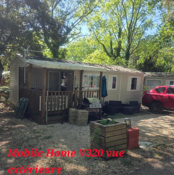 Mobile Home 3 Chambres Piscine - Salavas