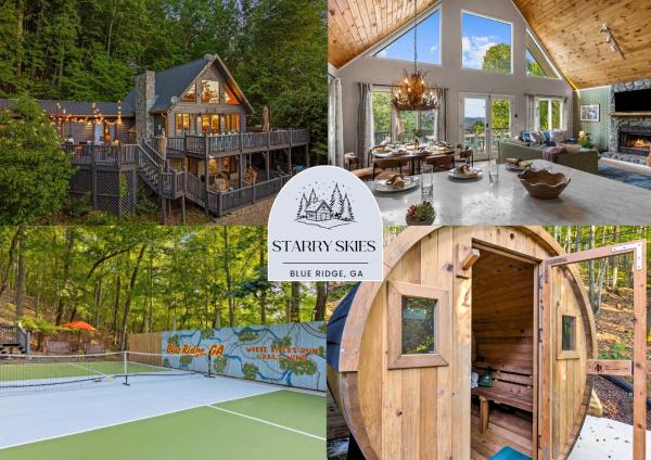 Starry Skies Sauna S'mores Pickleball Retreat - Blue Ridge, GA