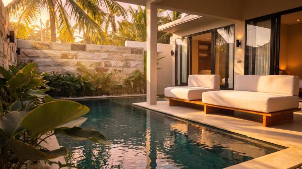Villa Empat Nomada - Huge & Luxury 2 Bedrooms Private Pool Villa In Center Kuta - Free Gym - Lombok