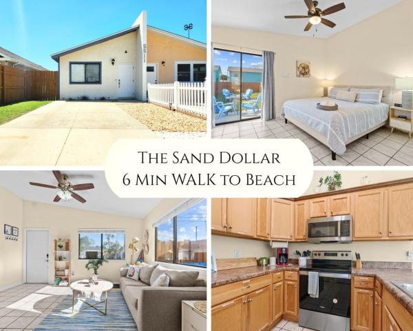 The Sand Dollar - King Bed - 6 Min Walk To Beach - Panama City, FL