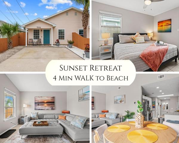 4 Min Walk To Sand - 2br - King Bed - Private Yard - Panama City, FL
