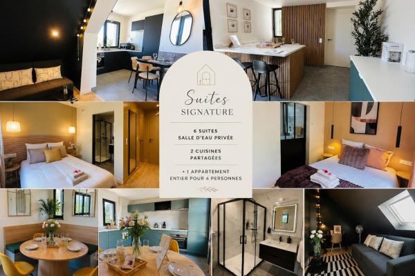 Signature Suites - 16 Personnes - 7 Suites - 7 Salles D'eau - Saint-Grégoire