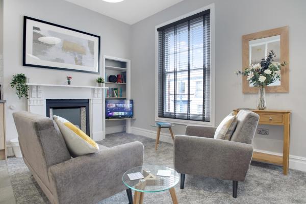 New! Luxury 1 Bed Apartment In Hartlepool City Centre By Stay With Us, Perfect For Couples & Contractors, Free Wi-fi! - Hartlepool