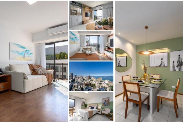 Top Leblon Com Vista Mar E Vista Cristo Redentor A 300m Praia E 150m Metro - Estacionamento E Portaria 24h - Anuncio Com Opção De 1 Quarto E 2 Quartos - Rio de Janeiro