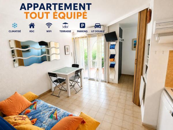 Appartement Tout Equipé En Rdc Climatisé Terrasse Et Parking - Bédarieux
