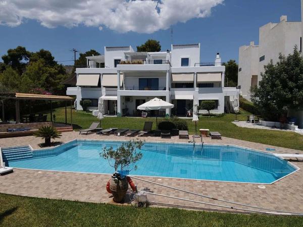 Kinetious Nisous Stylish Apt, Pool, Near The Beach - Grecia