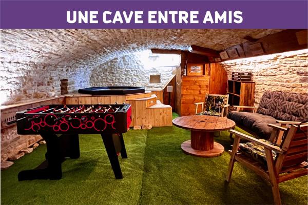 Une Cave Entre Amis-proche Chablis-2 Chambres-3 Lits-salle Jeux - Chablis