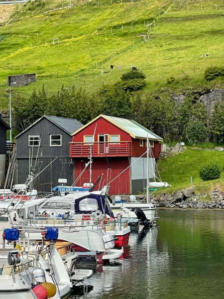 Harbourfront Boathouse Vestmanna Bird Cliffs - Îles Féroé