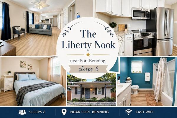 The Liberty Nook Near Fort Benning Sleeps 6 - Columbus, GA