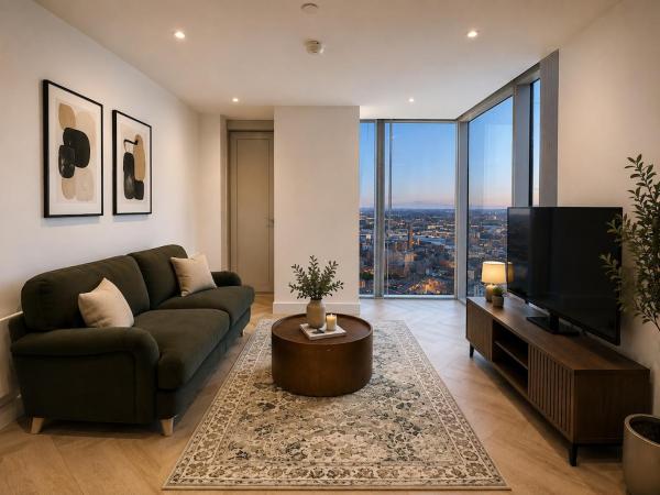 Skyline Luxury Stay Modern 2 Bed Apartment - Rochdale
