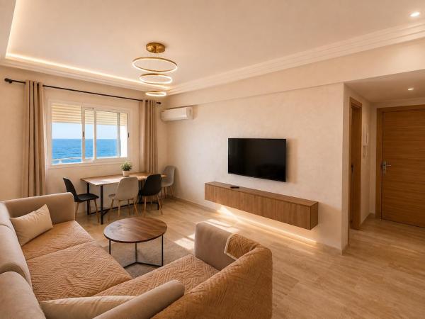 Luxury 3-bedroom Apartment With Sea View - Rabat