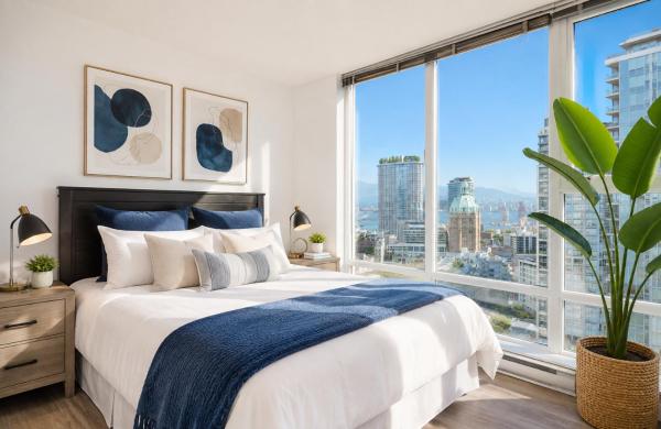 Central 2 Bedroom Suite Steps To Bc Place And Dining - 웨스트밴쿠버