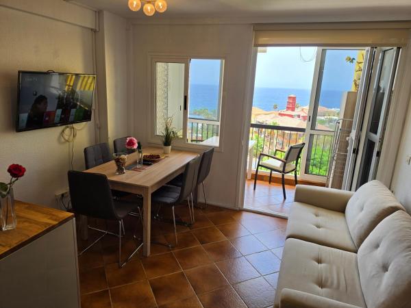 Apartment Casa Tropical With Fantastic Sea-view, Pool, Wifi, Balcony - Adeje