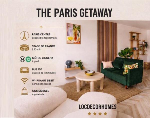 Aux Portes De Paris 15 Mn-beau T3-parking Ss - Saint-Denis, France
