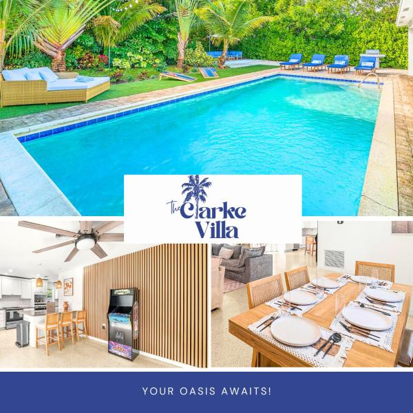 Backyard Oasis With Pool & Games - Lake Clarke Shores, FL