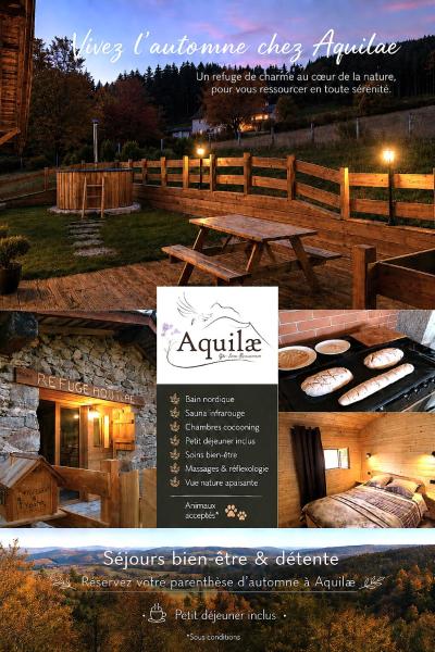 Refuge Aquilæ - Nature, Sauna & Bain Nordique Privatifs - Puy-de-Dome