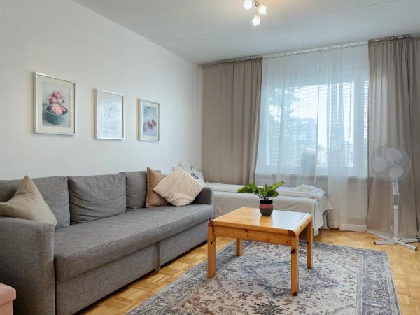 1br - Private Sauna & Balcony - Extra Single Bed - Espoo