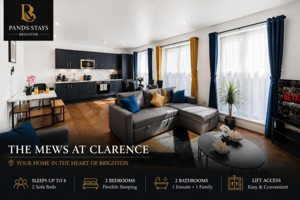 Luxury 2 Bed Apt Central Brighton The Lanes Sleeps 8 - Brighton Station