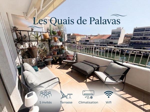 Les Quais De Palavas, Terrace & Air Conditioning - Carnon